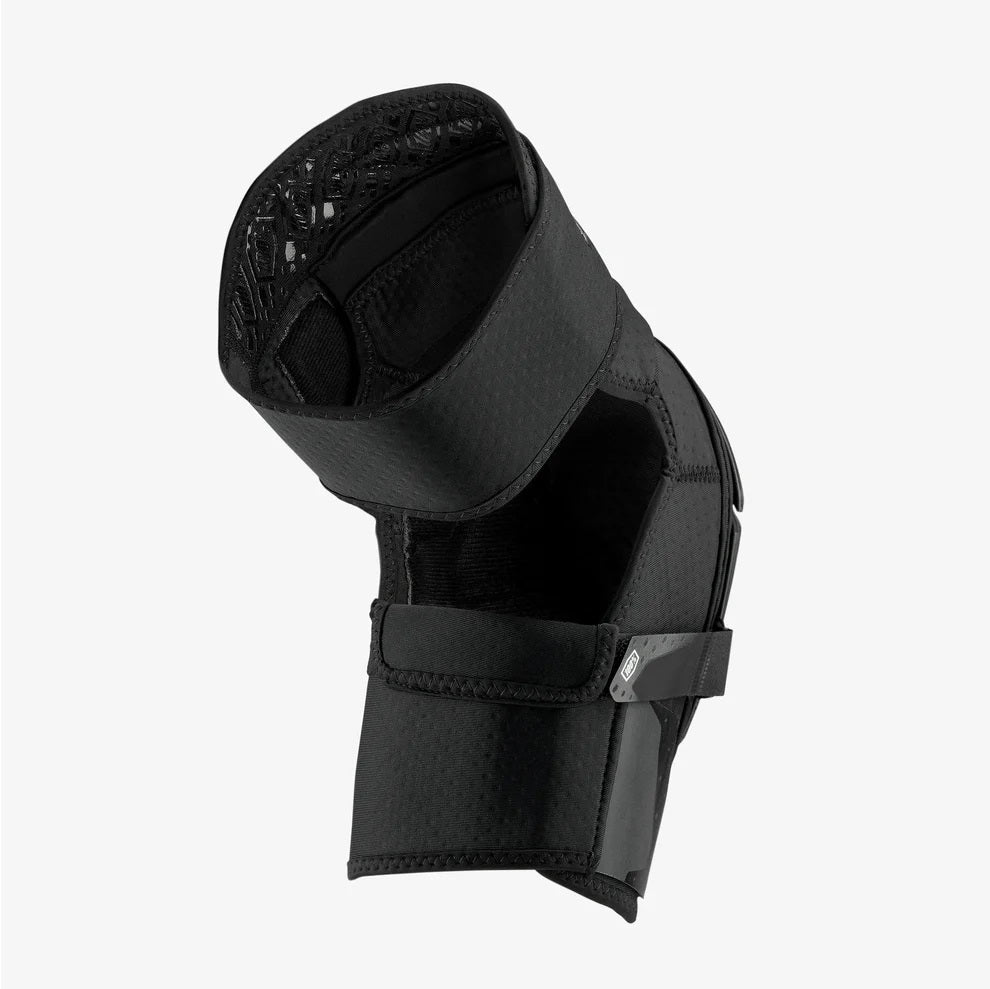 100% FORTIS Knee Guards Black