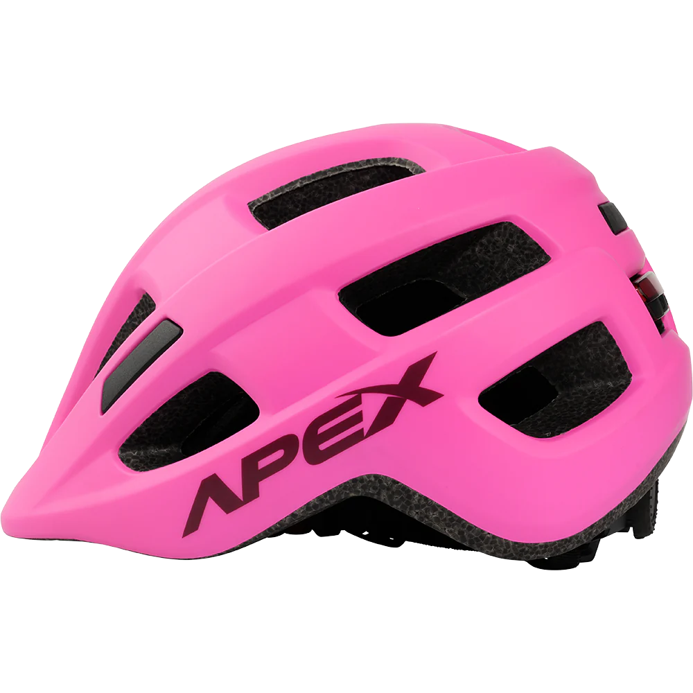APEX Atom Junior Cycling Helmet - Pink