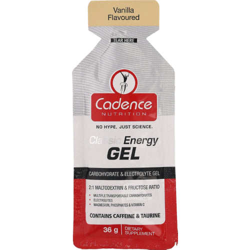 Cadence Nutrition Classic Energy Gel - Vanilla 36g