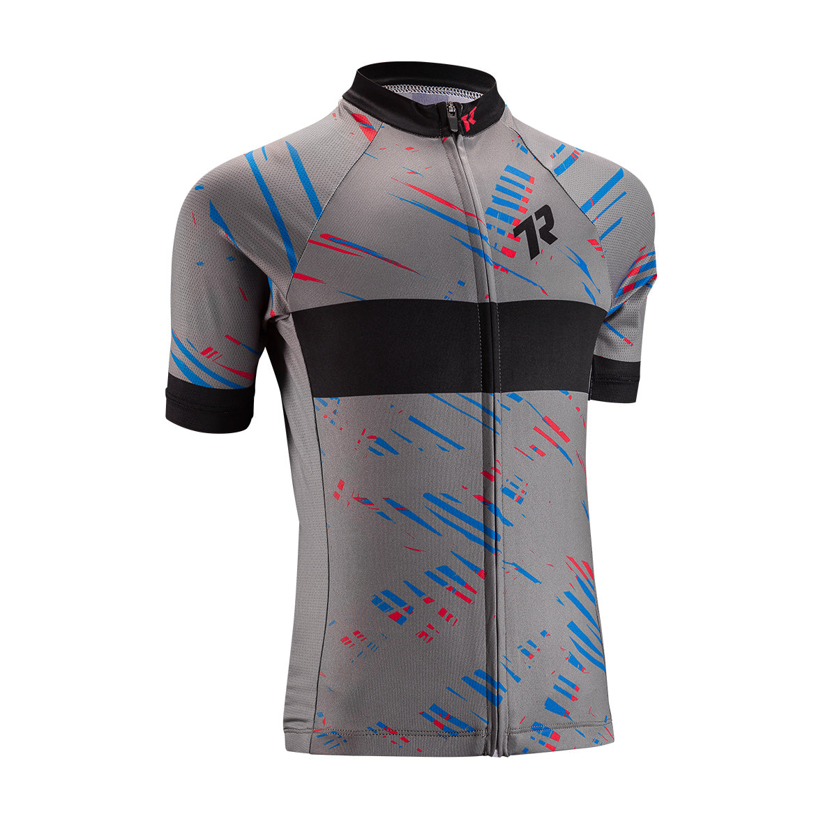 TITAN Junior Cycling Kit Grey Jersey Shorts - Main Image