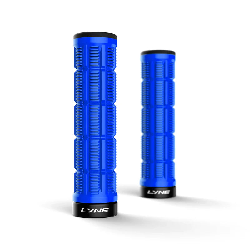 LYNE Lock-On Grips - Blue