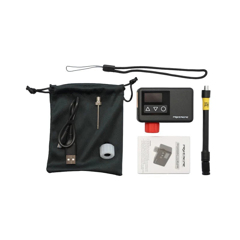 RYDER Rechargeable Tyre Inflator with Digital Pressure Gauge