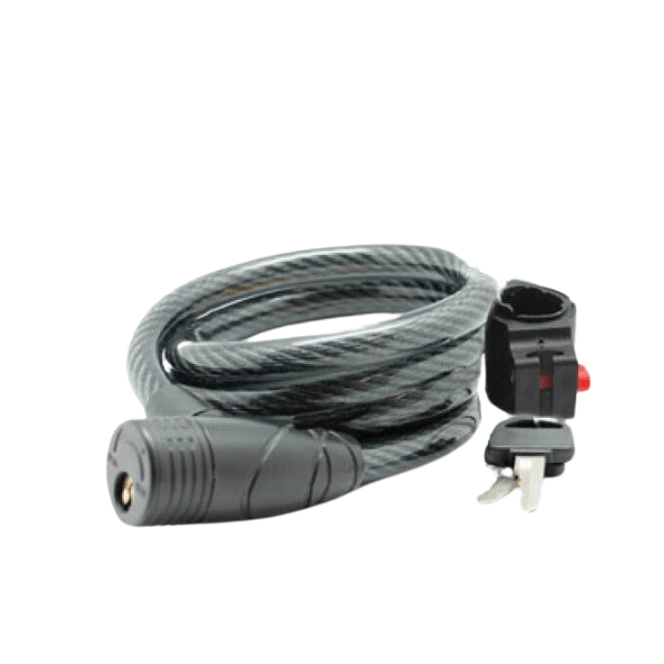 RYDER Key Coil Lock + Bracket