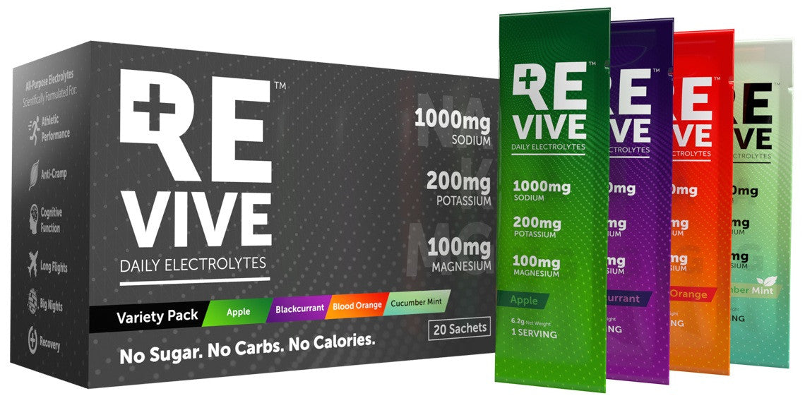 REVIVE Daily Electrolytes - Variety Pack 20 Sachets