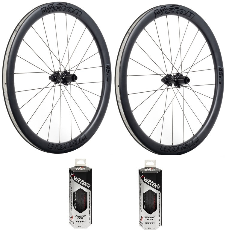 VISION SC45 TL Wheelset PLUS FREE Vittoria 25C Tubeless Tyres