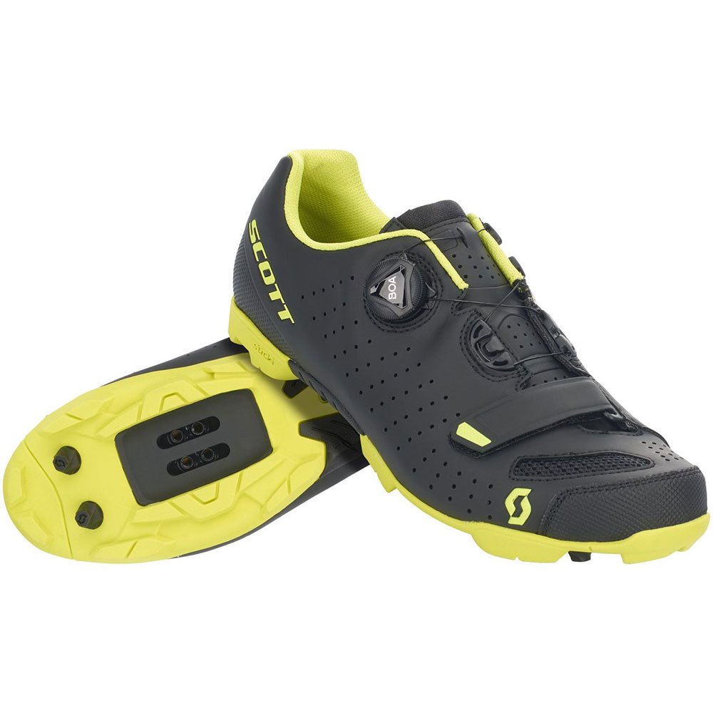 SCOTT MTB Comp BOA Shoes - Matt Black/Yellow