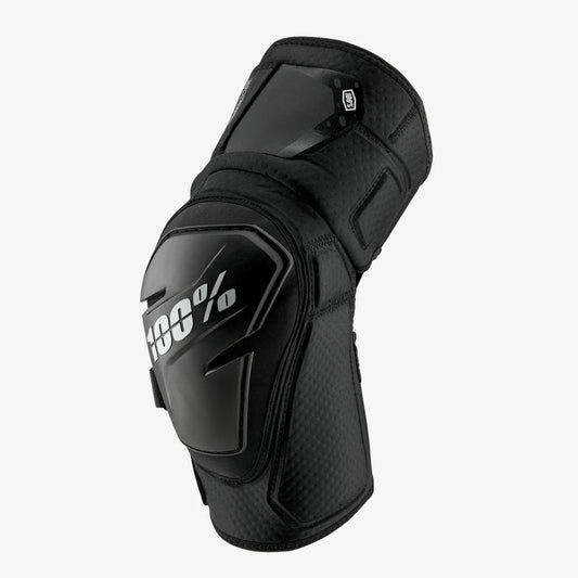 100% FORTIS Knee Guards Black