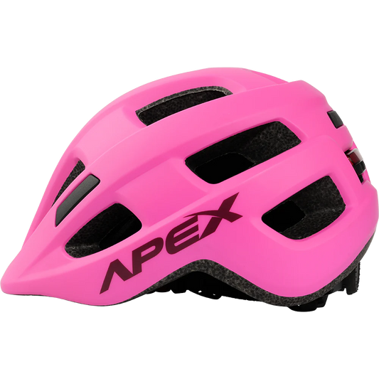 APEX Atom Junior Cycling Helmet - Pink