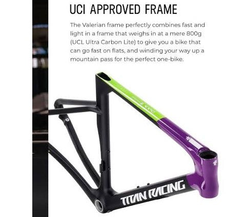 TITAN RACING VALERIAN DAS HUTCHINSON TEAM CARBON FRAME