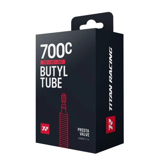 TITAN 700C x 18-25c Presta 60mm Valve Tube
