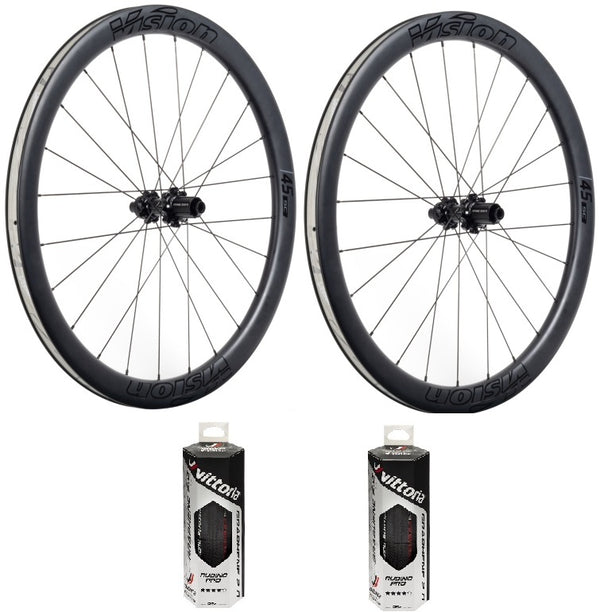 VISION SC45 TL Wheelset PLUS FREE Vittoria 25C Tubeless Tyres – Crown ...
