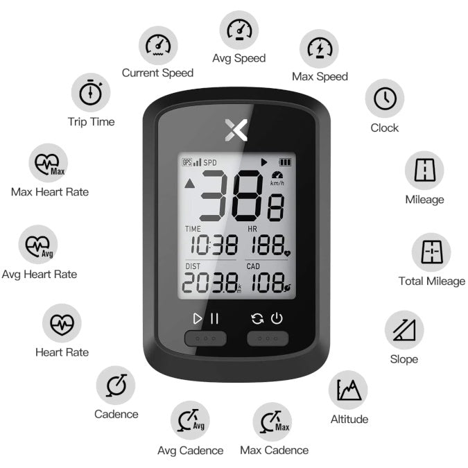 RYDER XOSS G+ GPS Cycling Computer