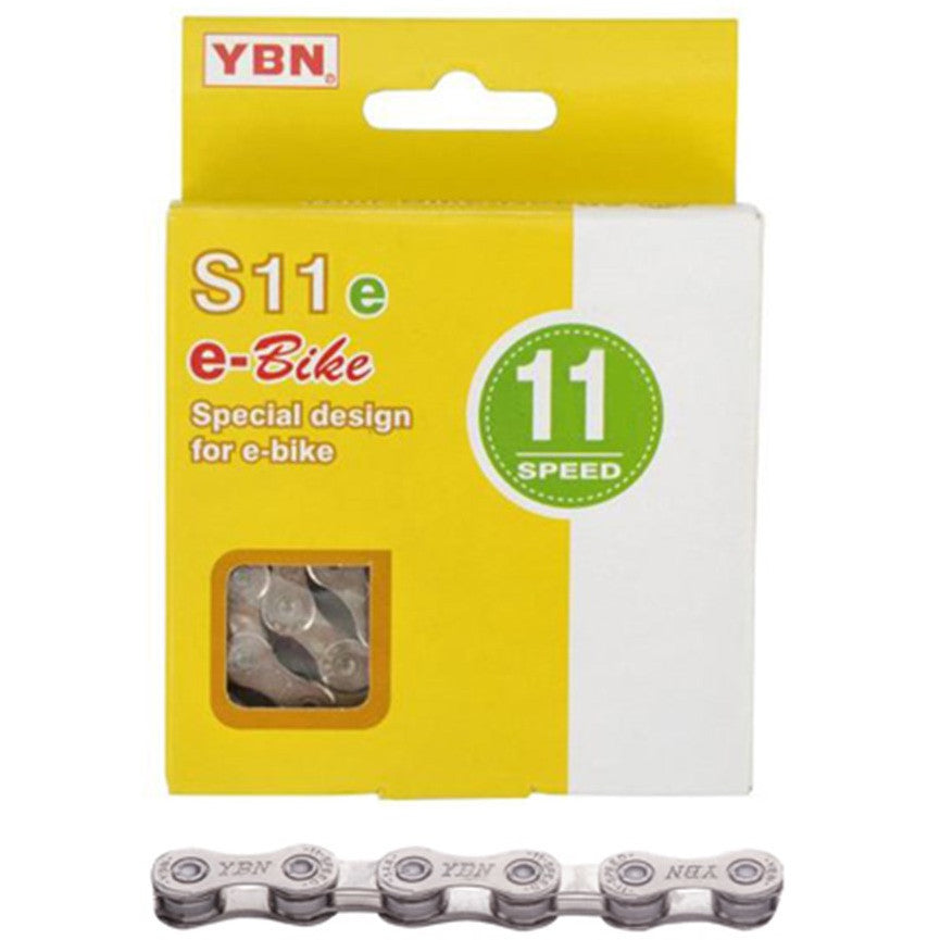 YBN Chain 11 Speed E-Bike MK12E / 136L Silver